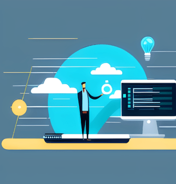 article cover comuter person lightbulb